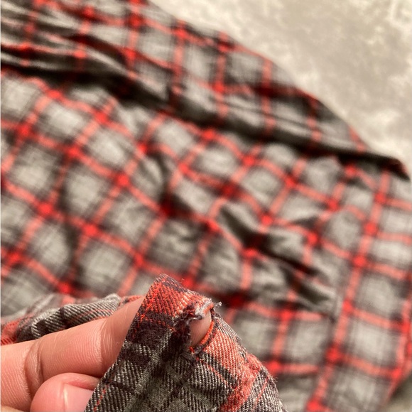 Gustin Mens Button Down Plaid Flannel Large Long Sleeve Cotton Made in USA Read - Picture 5 of 9